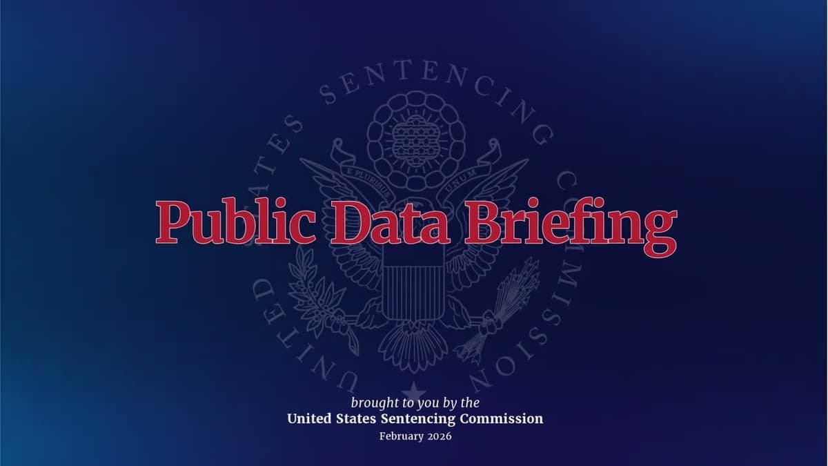 Public Data Briefing: Sentencing Impact of 2026 Proposed Amendment Relating to Meth Offenses