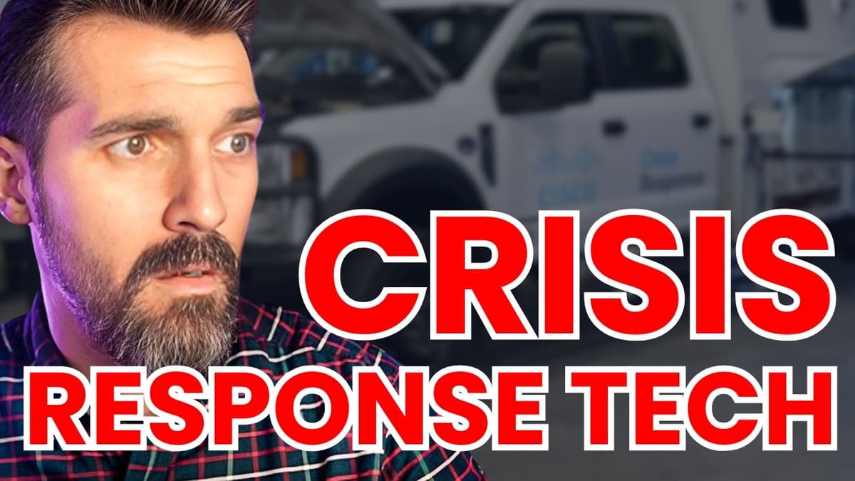 Nerd Out Inside Cisco's Crisis Emergency Response Truck