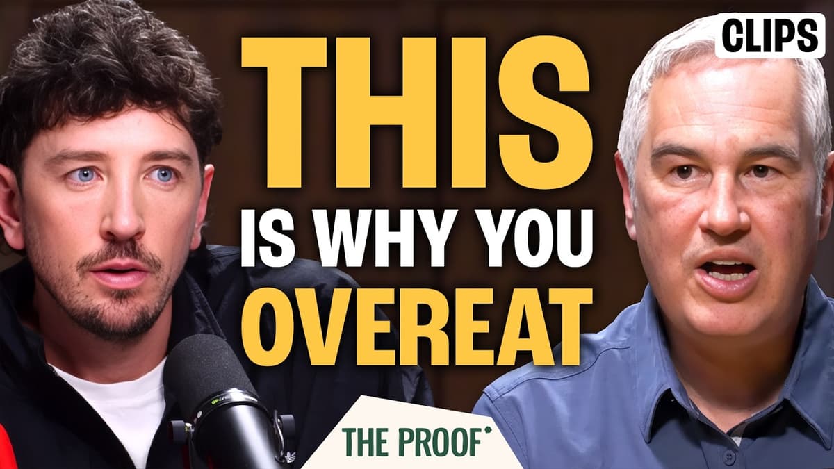 Why Ultra-Processed Food Makes You Overeat: The Two Mechanisms Explained | Kevin Hall | EP#411
