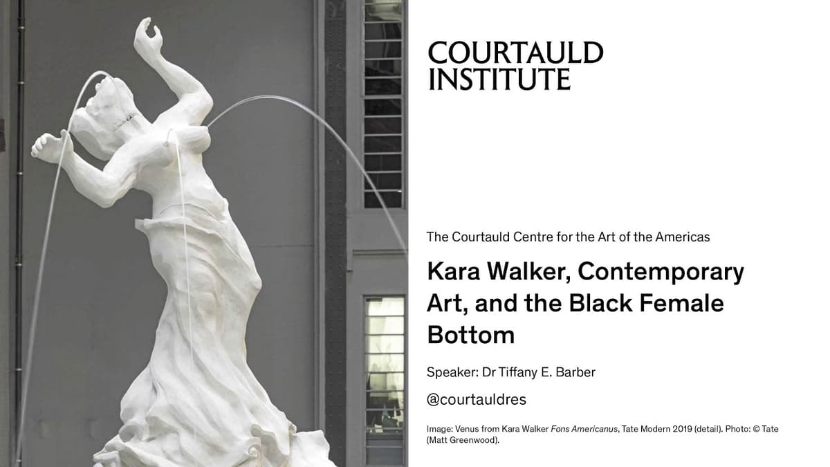 Kara Walker, Contemporary Art, and the Black Female Bottom