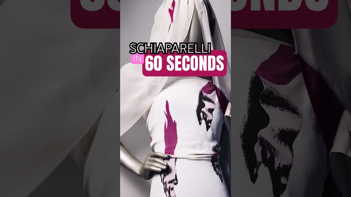 Who Was Elsa Schiaparelli? | Fashion History in 60 Seconds ⏱️