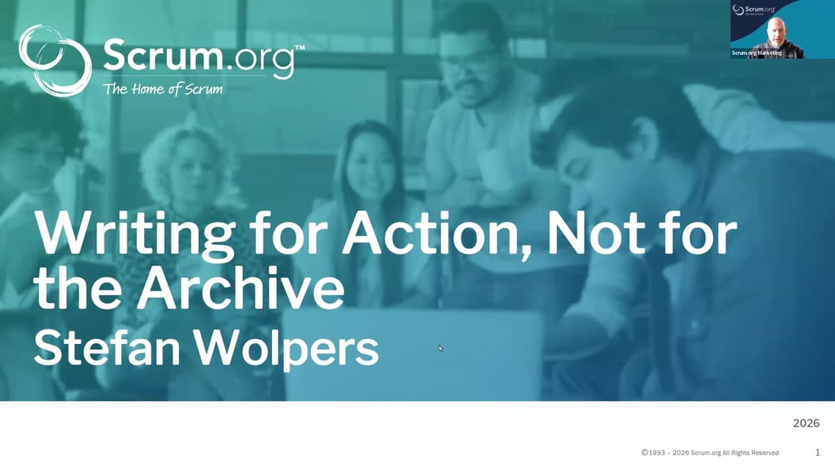 From Vague to Valuable: Practical Writing for Product Backlog Items, Goals and More