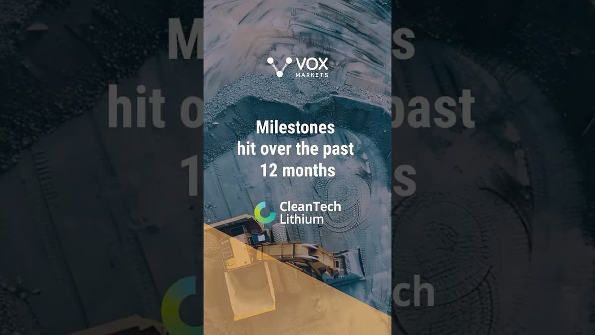 CleanTech Lithium - Milestones Hit over the Past 12 Months
