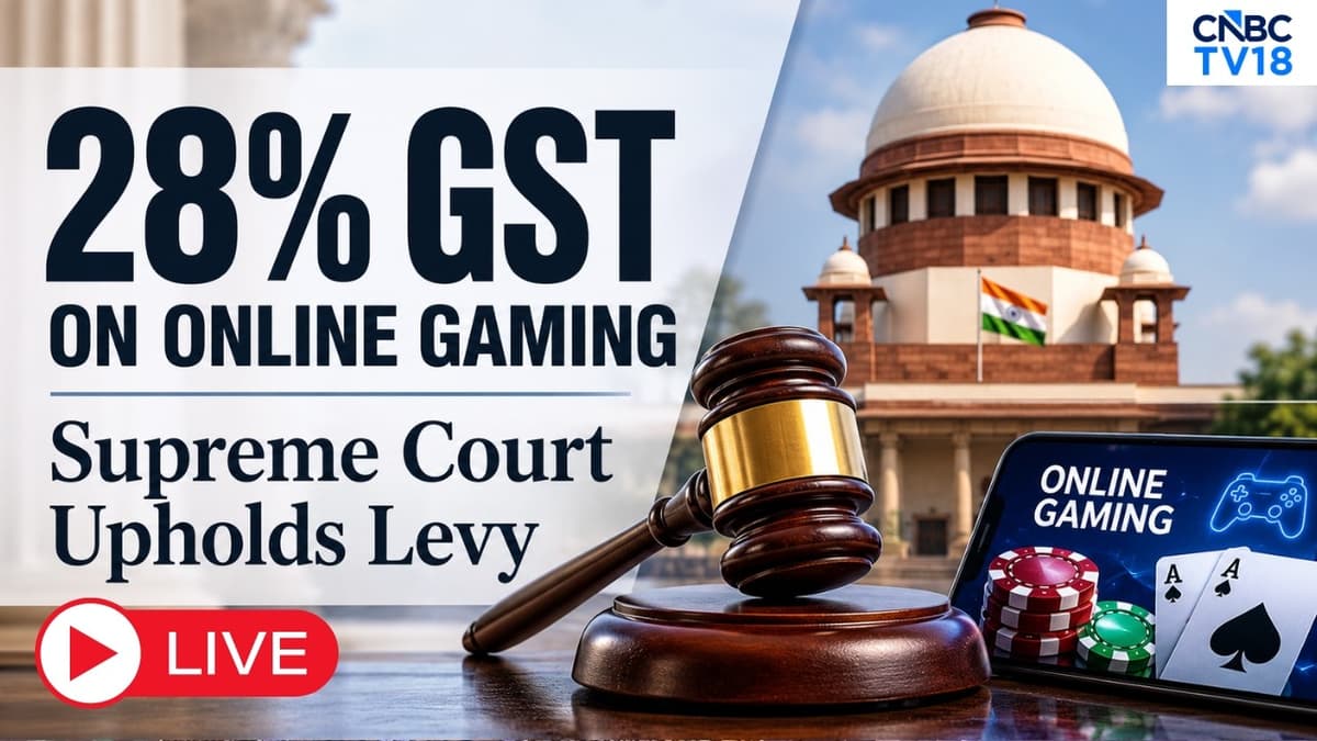 LIVE | Supreme Court Upholds 28% GST Levy On Online Gaming Activities | Online Gaming | Newscentre