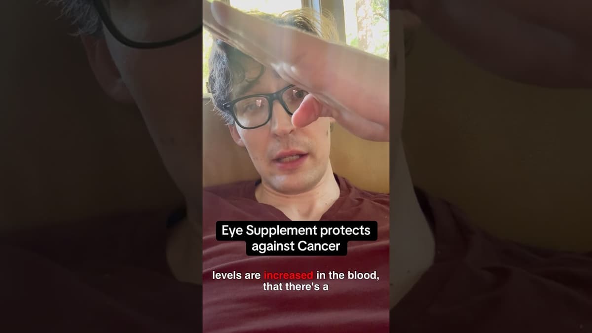 Eye Supplement Also Protects Against Cancer