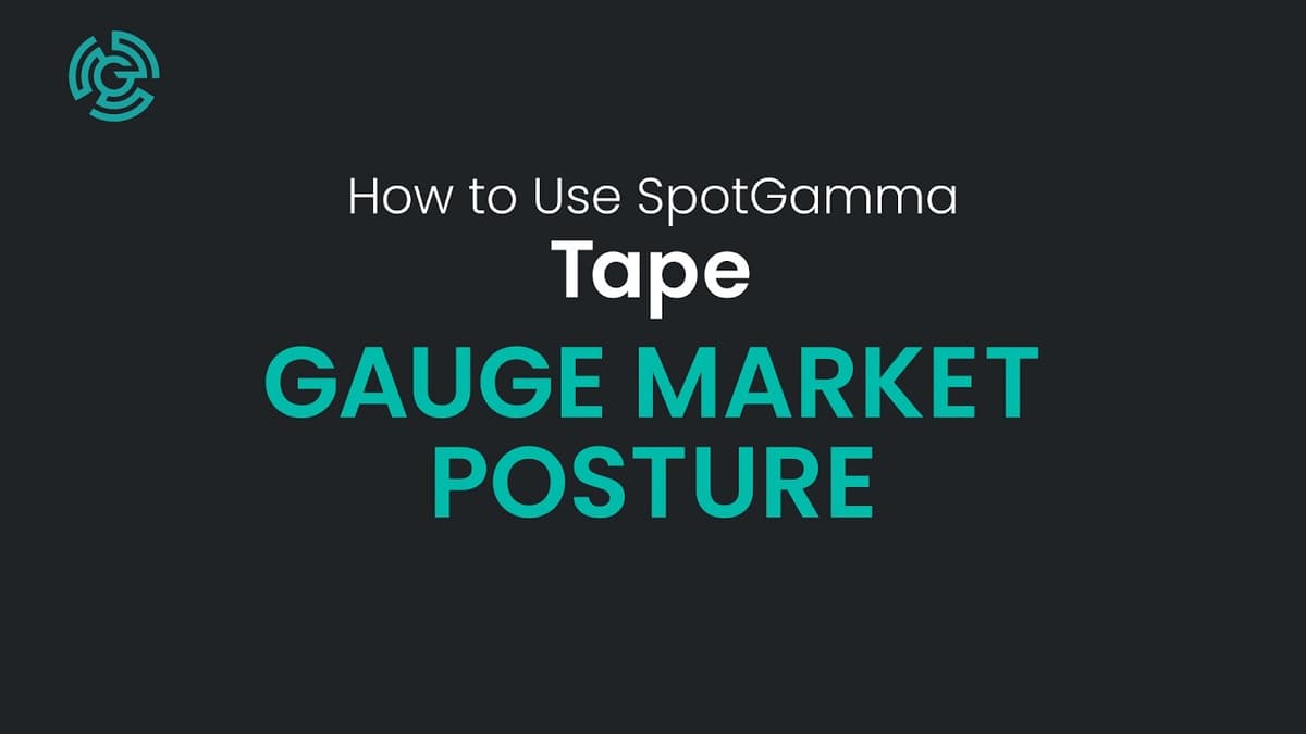 Tape #3: Gauge Market Posture | SpotGamma