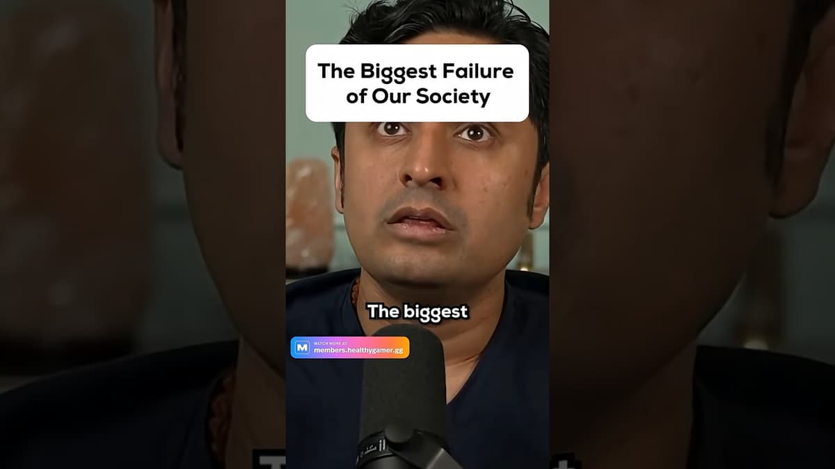 The Biggest Failure of Our Society