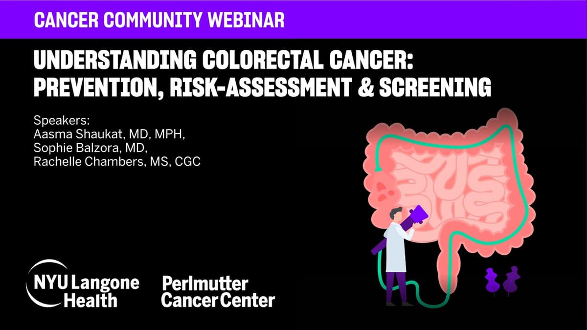 Understanding Colorectal Cancer: Prevention, Risk-Assessment & Screening