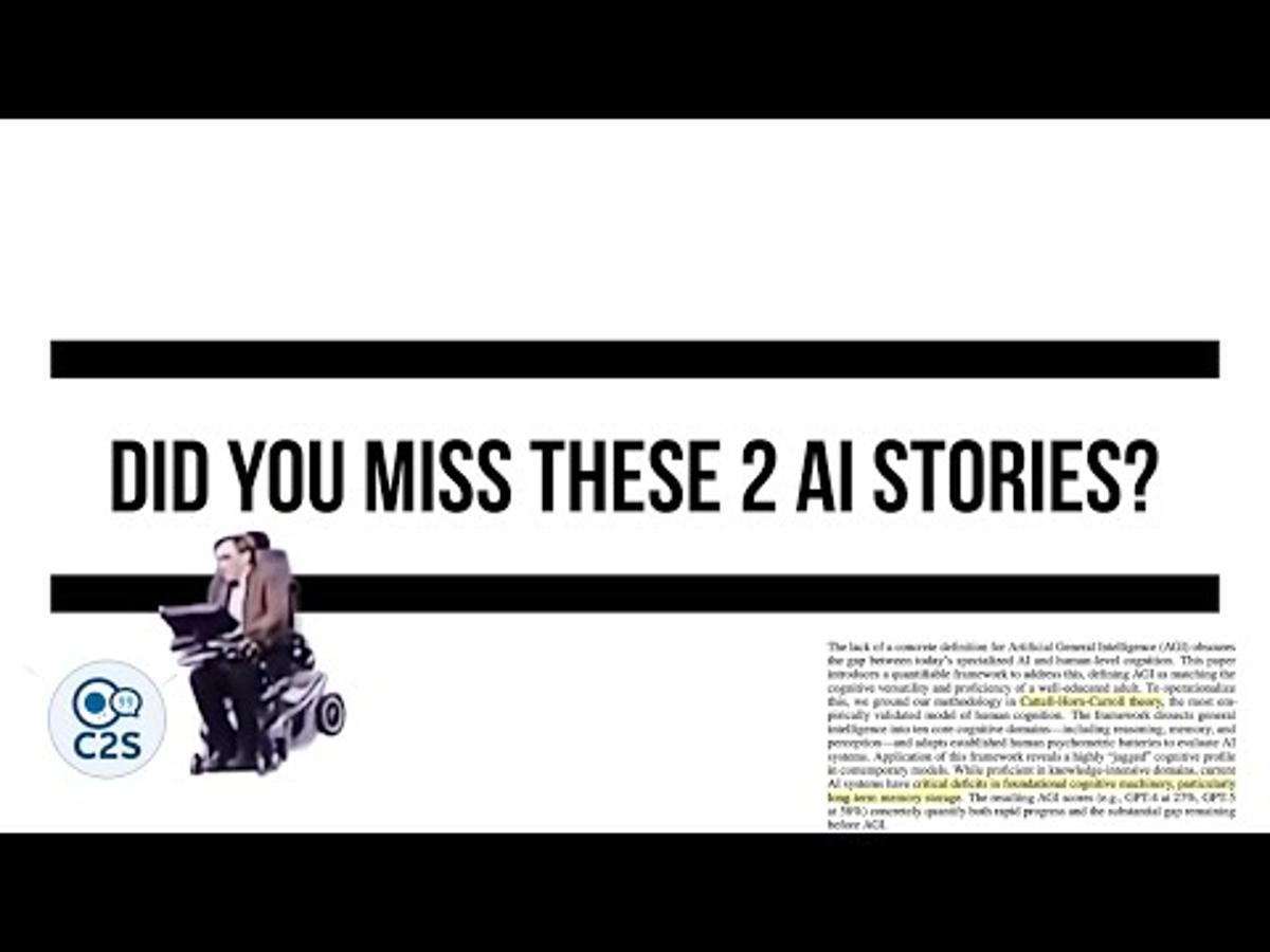Did You Miss These 2 AI Stories? A *Real* LLM-Crafted Breakthrough + Continual Learning Blocked?