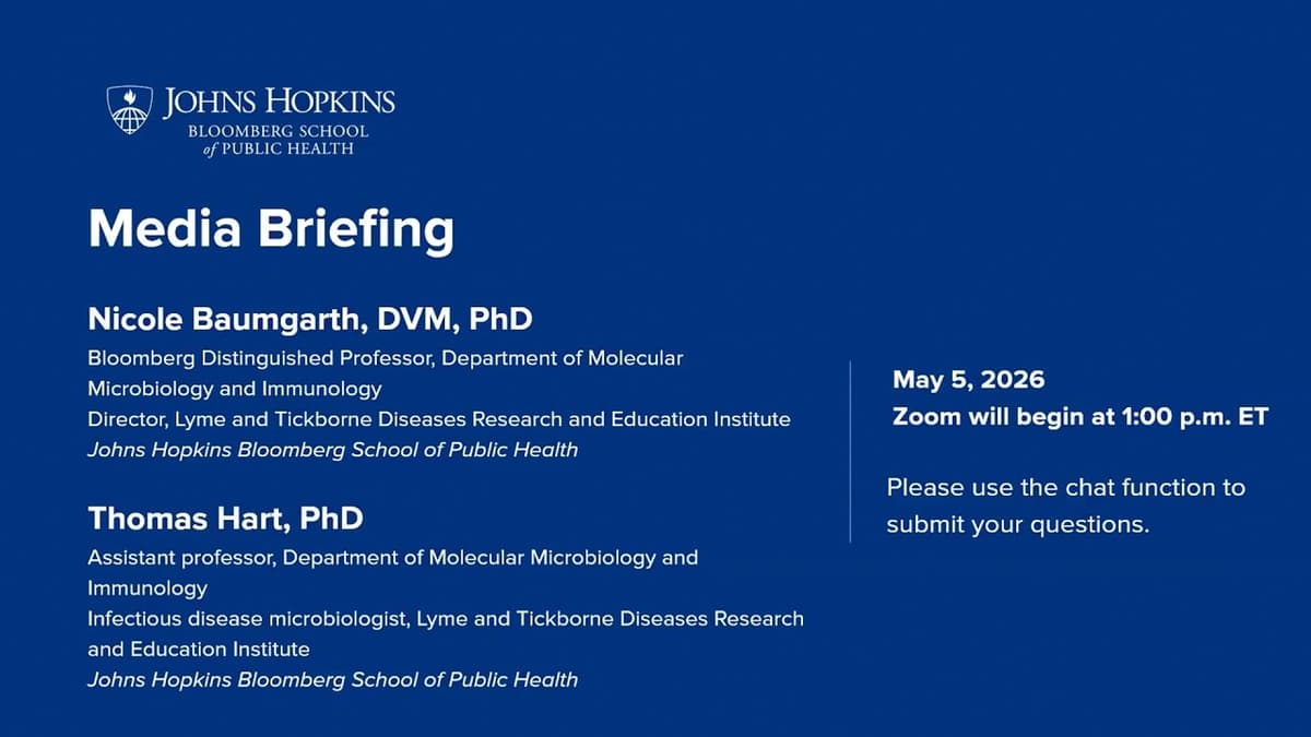 Media Briefing: Ticks and Lyme Disease