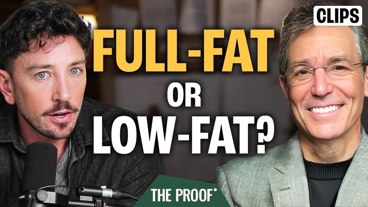 Is Full-Fat Dairy Actually Better? What the Science Shows | David Katz | EP#405