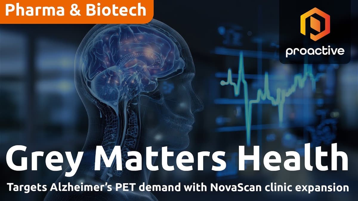 Grey Matters Launches US Brain PET Clinics for Alzheimer’s Diagnostics