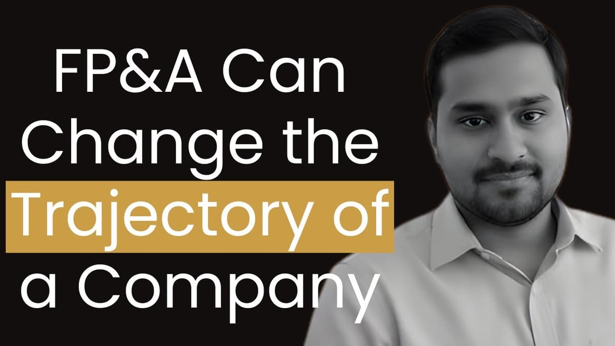 Establishing A Mission, A Culture And Trust Is Key To Building A High Performing FP&A Team -  Aswin