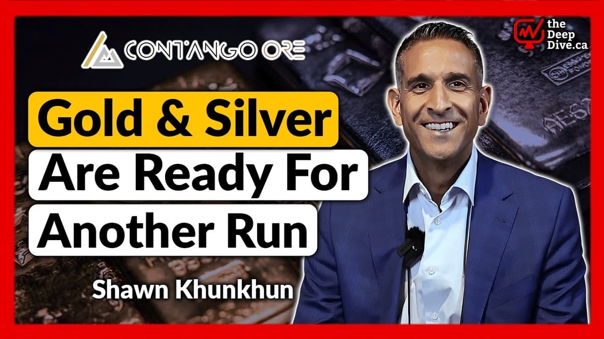 Gold and Silver May Be Ready for Another Run | Shawn Khunkhun - Contango Silver & Gold