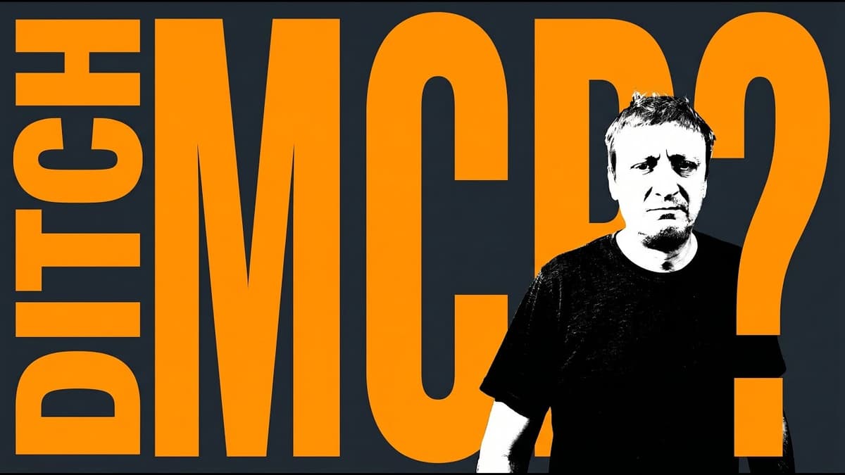 MCP Is Burning Your Tokens Before You Ask a Single Question