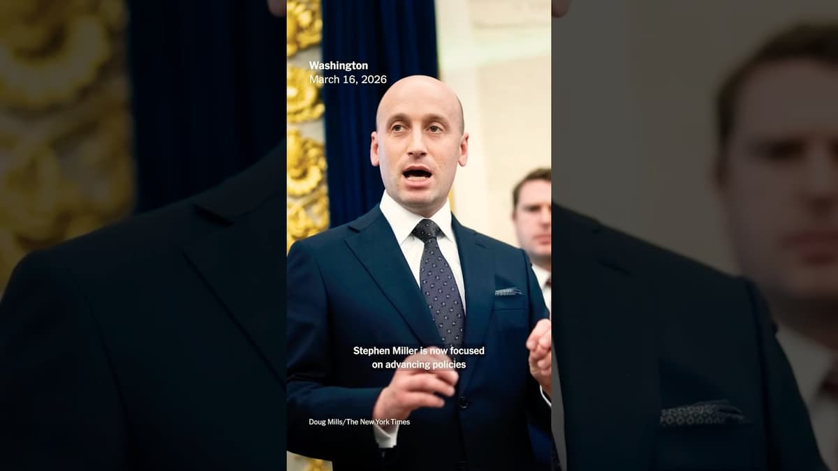 How Stephen Miller Is Adjusting Trump’s Immigration Agenda