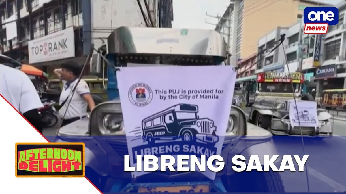 Manila LGU Launches ‘Libreng Sakay’ Program | Afternoon Delight
