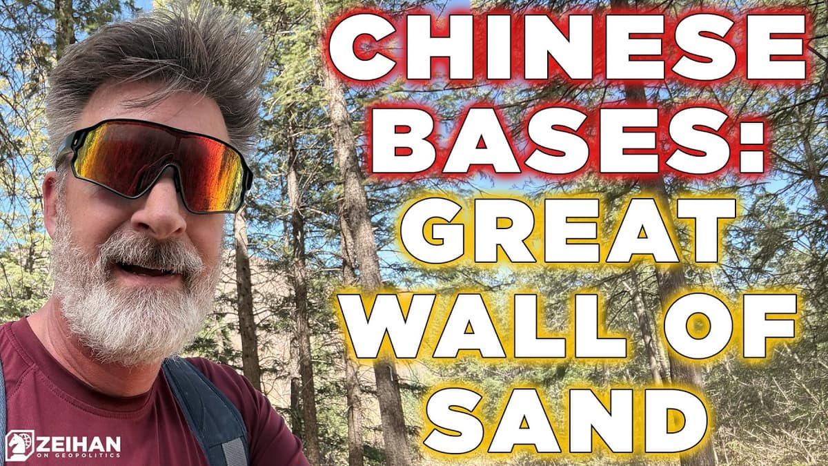 China Tries to Build Sand Bases, Again || Peter Zeihan