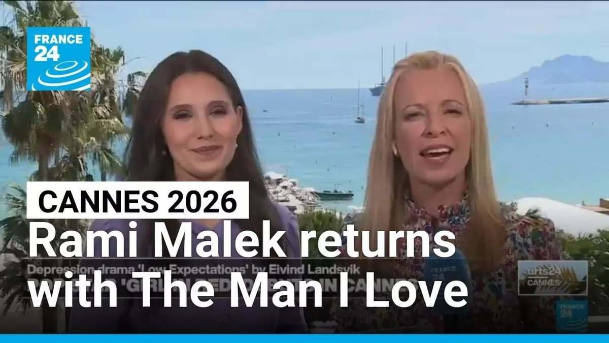 Rami Malek Compares New Cannes Role to Freddie Mercury Performance • FRANCE 24 English