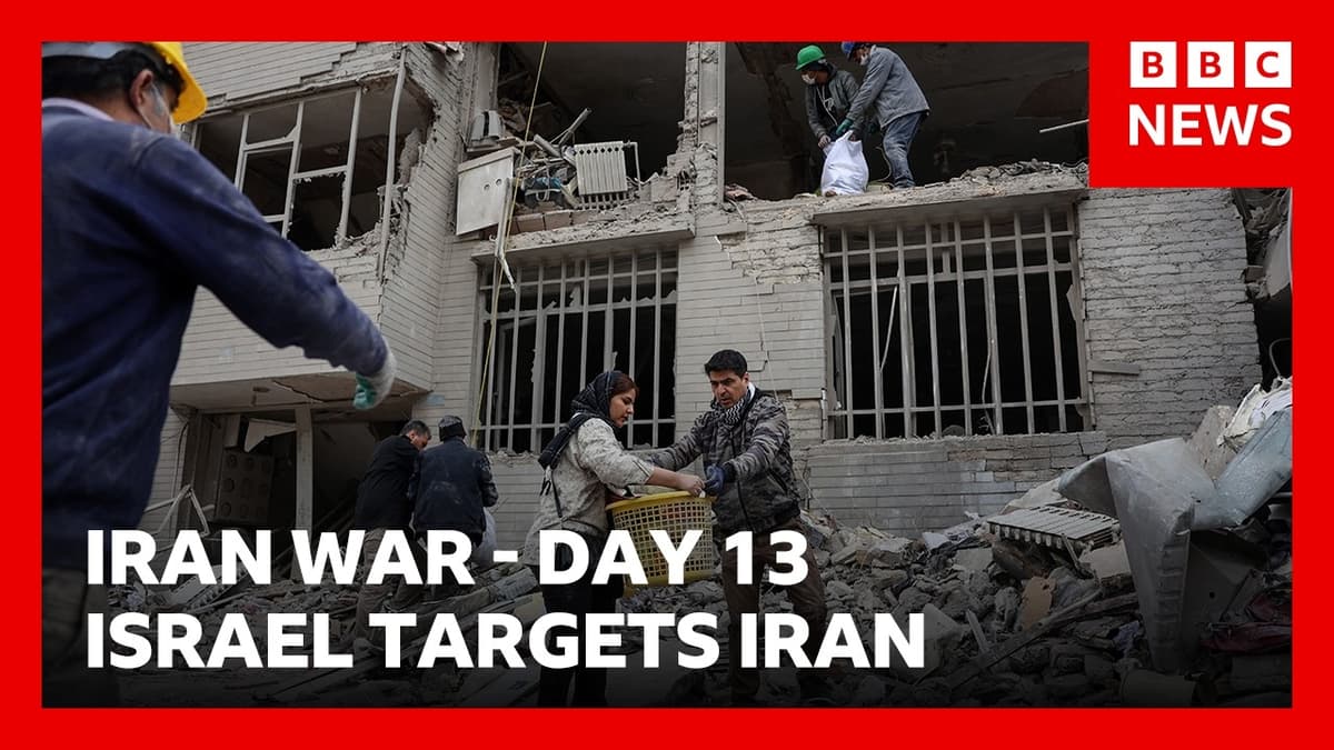 Israel Launches Tehran Strikes, Hours After First Statement From New Iran Supreme Leader | BBC News