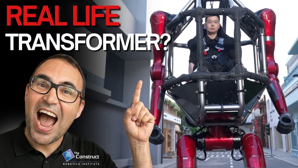 Real-Life Transformer?! Unitree’s World-First Mass-Produced Piloted Mech GD01 ($650K)