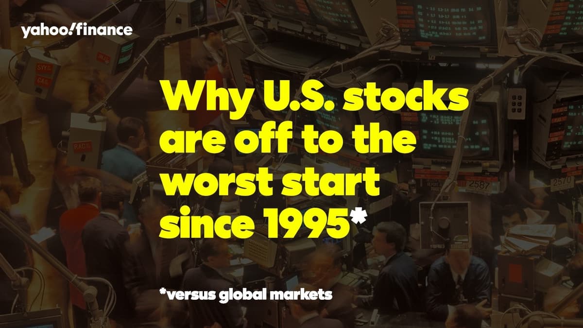 Why U.S. Stocks Are Off to the Worst Start Since 1995*