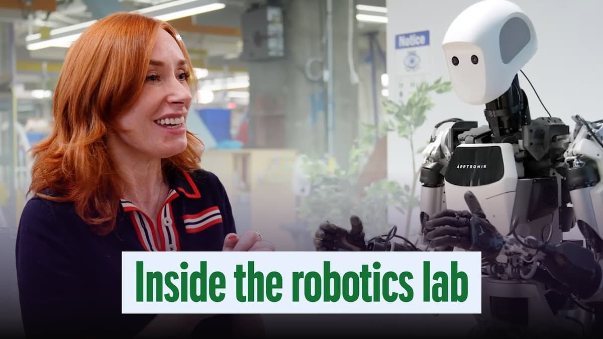 Google DeepMind Robotics Lab Tour with Hannah Fry