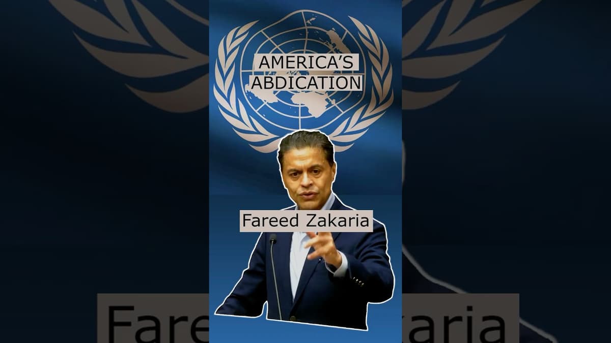 America's Abdication - Fareed Zakaria