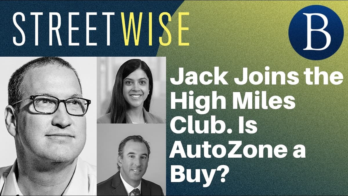 Jack Joins the High Miles Club. Is AutoZone a Buy? | Barron's Streetwise