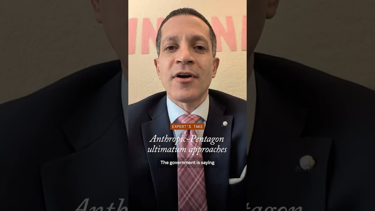 The Anthropic-Pentagon Ultimatum Approaches