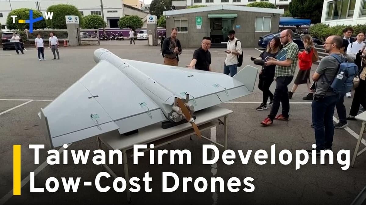Local Firm Developing Low-Cost Attack Drones, Drawing Lessons From Iran War｜TaiwanPlus News