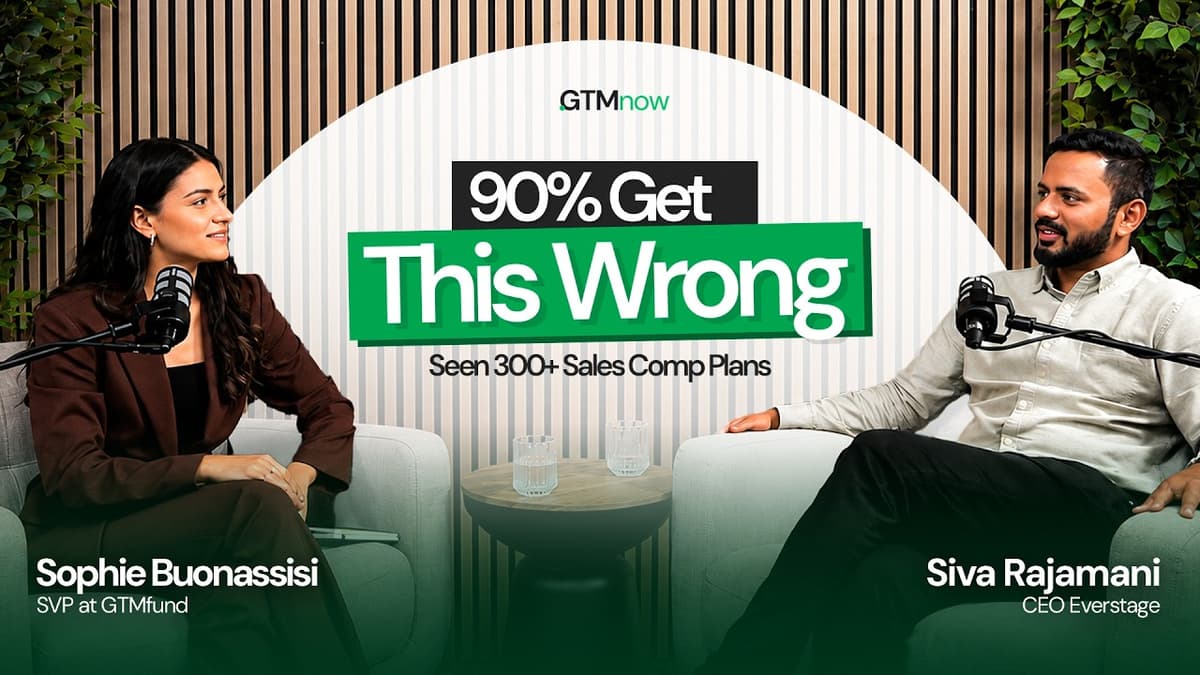 He's Seen 300+ Sales Comp Plans. 90% Make the Same Mistake | Siva Rajamani (Everstage CEO)