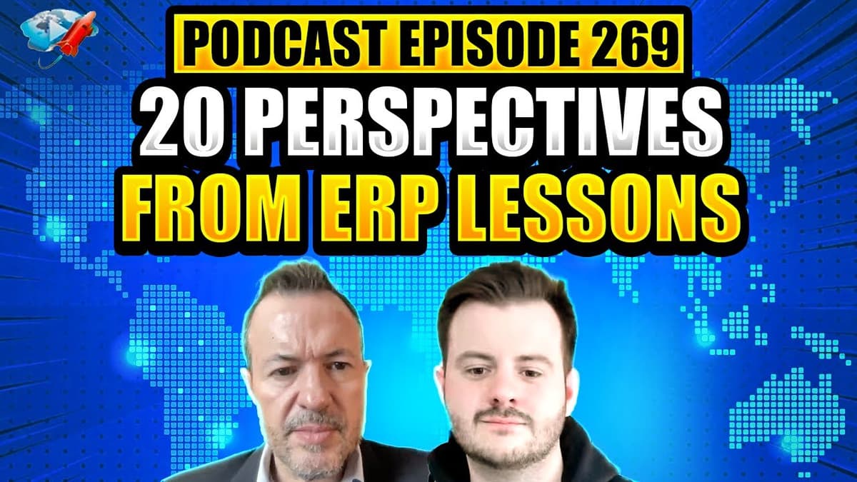 Podcast Ep269: Hidden Cost of Agile, 20 Perspectives From ERP Lessons, Agentic AI Landscape in 2026