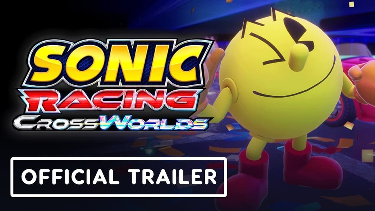 Sonic Racing: CrossWorlds - Official Pac-Man Pack Trailer