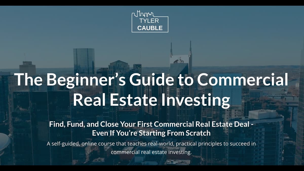 The Beginner's Guide to Commercial Real Estate Investing (Course Trailer)