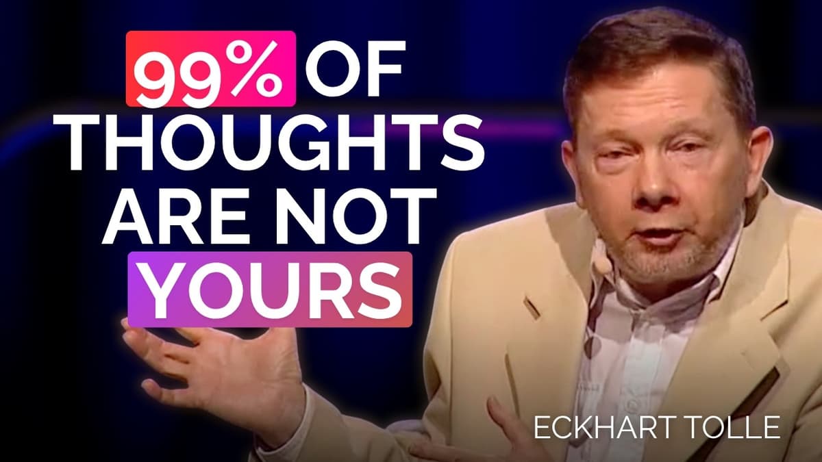 How Culture Quietly Conditions Every Thought You Believe Is Yours | Eckhart Tolle