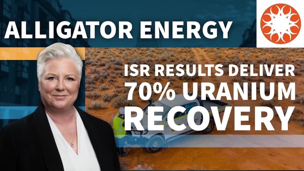 Alligator Energy Hits 70% Uranium Recovery in Samphire ISR Pilot, Eyes 2030 Production