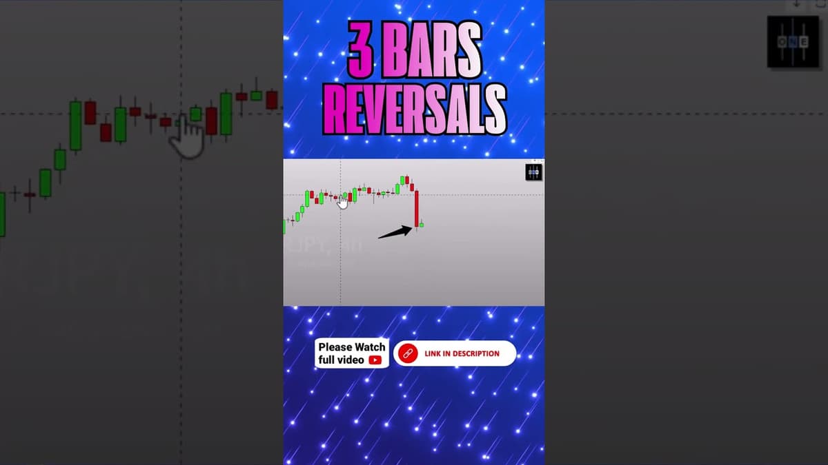 My Favorite Entry Signal? The 3-Bar Reversal 🔥