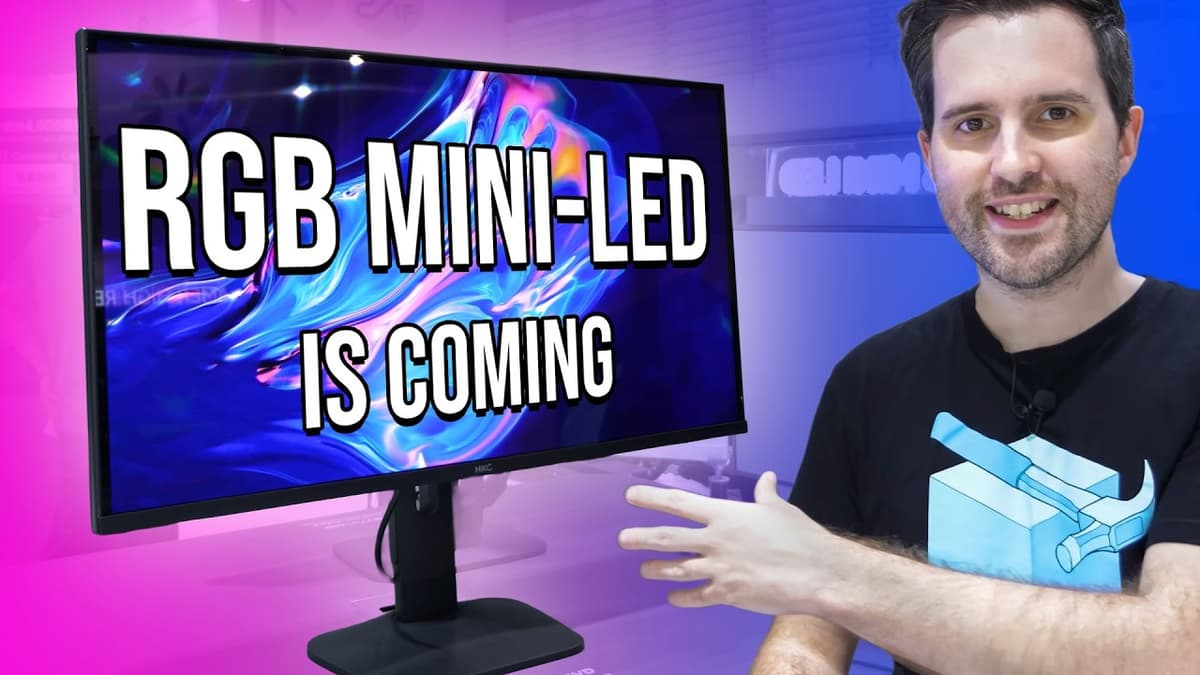 Exciting Mini-LED Monitor Updates: HKC's RGB Tech Is Actually Launching Soon!