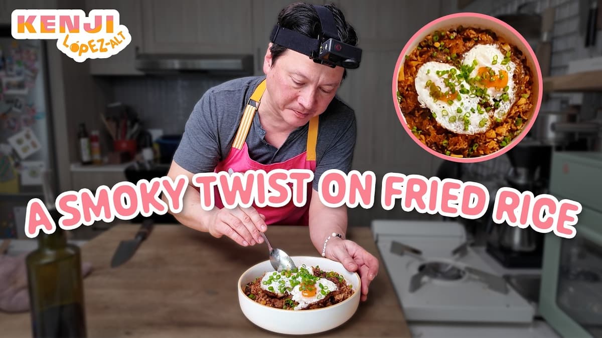 Kimchi and Smoked Brisket Fried Rice