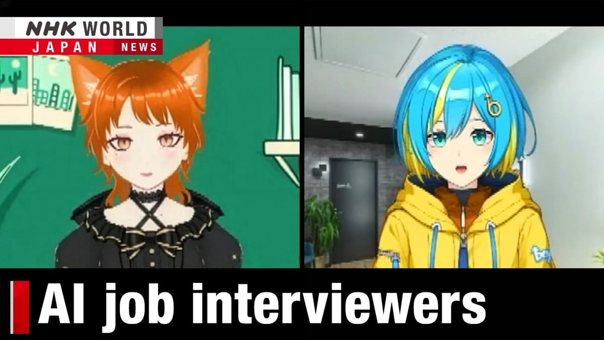 AI Interviewers Bring Change to Japanese Traditional Job HuntingーNHK WORLD-JAPAN NEWS