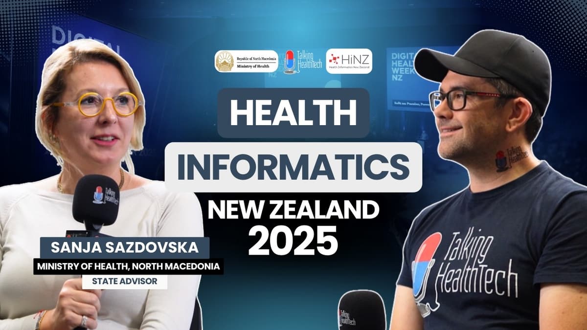 HiNZ 2025: Sanja Sazdovska - State Advisor, Ministry of Health, North Macedonia