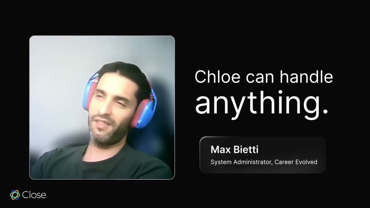 Real Customers React to Chloe — Close's AI Sales Teammate