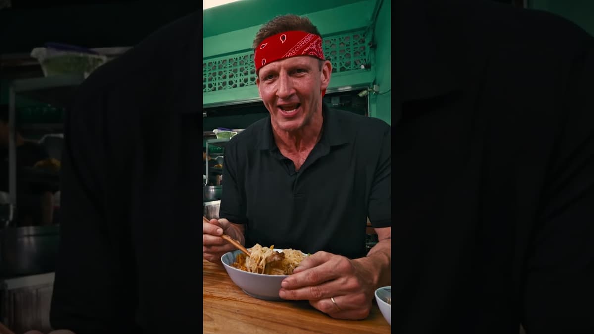 Thai Noodles with CRISPY PORK!!