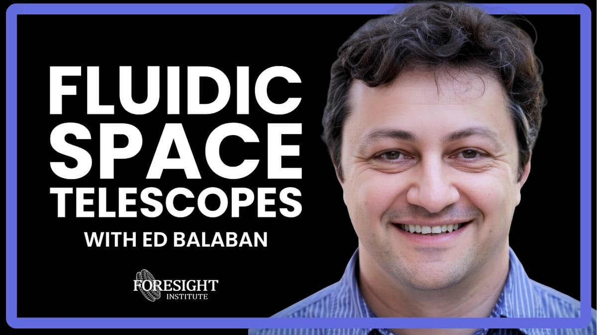 Ed Balaban | FLUTE (Fluidic Telescope): From Puddles to Giant Space Observatories