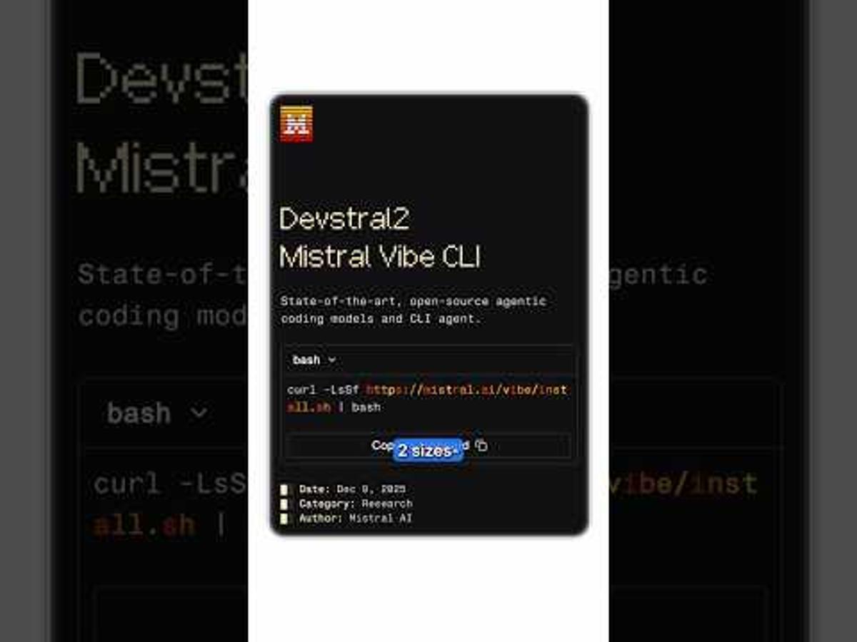 Mistral’s Devstral 2 Is the New Coding Beast — Open & Powerful!