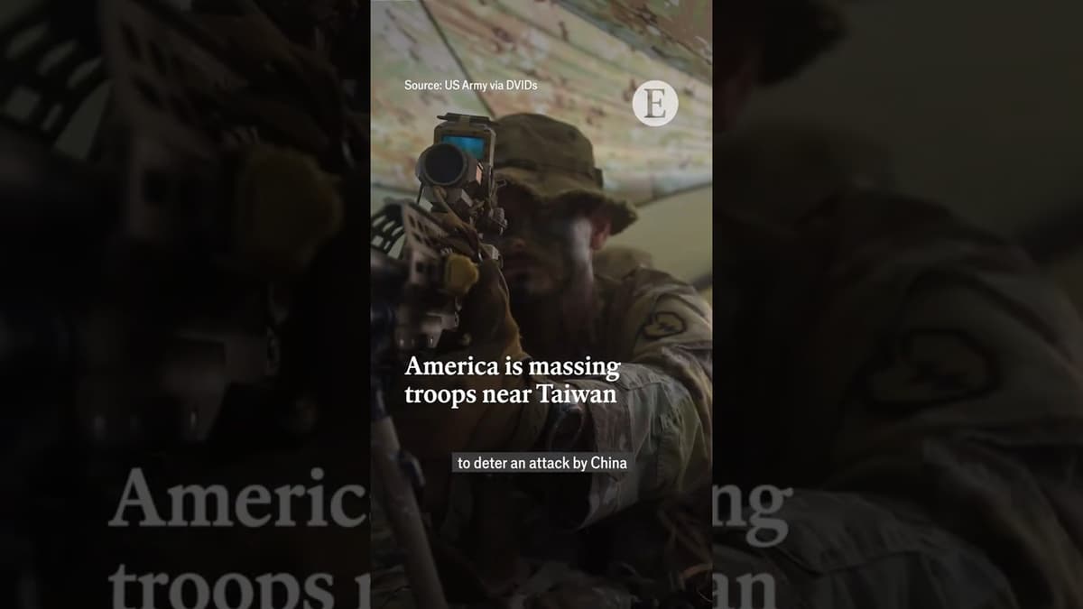 America Is Massing Troops Near Taiwan