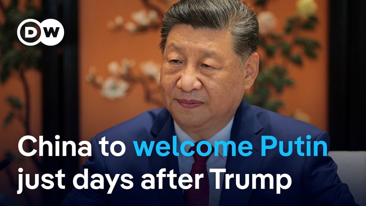 Why Is Putin Visiting China Right After Trump? | DW News