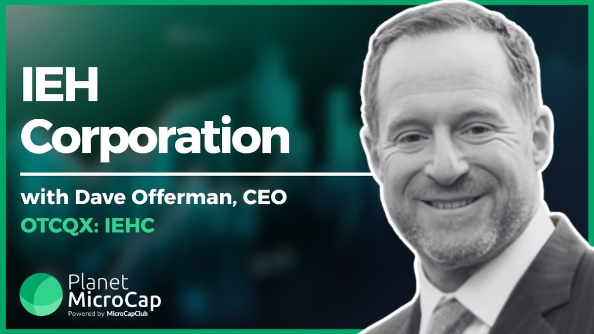 IEH Corporation (OTCQX: IEHC) CEO Dave Offerman on Defense Demand and 2026 Outlook