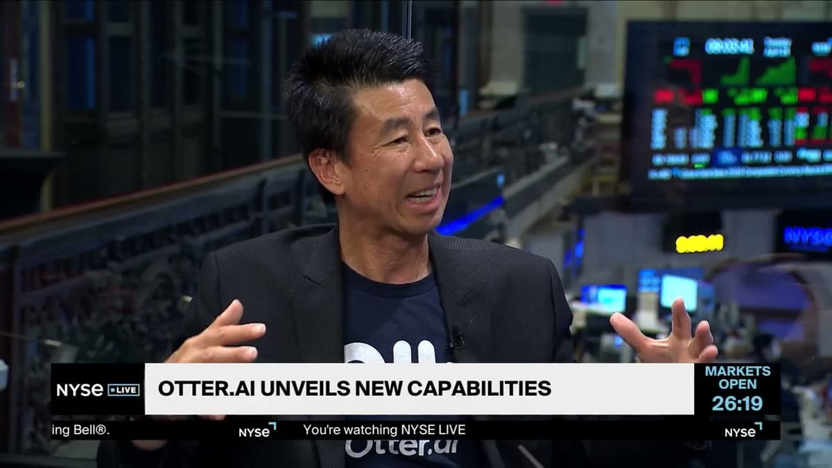 Otter Ai CEO Sam Liang Sees $100 Billion Market as Firm Debuts New Solution